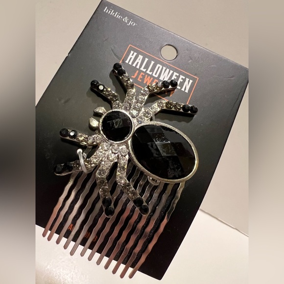 NWT HILDIE & JO HALLOWEEN SPIDER HAIR COMB. - Picture 4 of 7